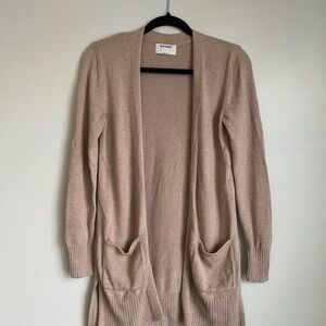 Old Navy Women's Tan Cardigan Sweater